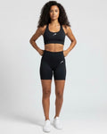 ROARFORM™ Women’s Performance Set – Black (Top & Shorts)